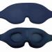 3D Sleep Mask for Side Sleepers Complete Blackout Contoured Cup Adjustable Strap Free Eye Movement Eyelash Friendly Sleeping Eye Masks for Women Men Best for Healthy Sleep Travel Meditation Blue