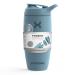 Promixx Shaker Bottle-Premium Premium Shaker bottle for Supplement Shakes-Easy Clean stainless steel cup (550 ml ocean-glans blue)