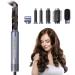 6 in 1 Multistyler Hair Styling Tools Blow Dryer w/ 200 Millions Ions & Coanda Tech - 110000 RPM Curling Wand Straightener Brush Volumizer - Auto Wrap Curlers Air Drying Styler Volumizing