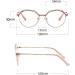 Stylish Metal Frame Reading Glasses | Light Blocking Computer Eyewear for Women - Buy Online on GoSupps.com