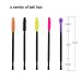 OKDEALS 250 PCS Disposable Mascara Wands - Silicone Eyelash Brushes & Makeup Applicators Kit in 5 Colors - Ideal for Professionals & Home Use - Buy Online on GoSupps.com