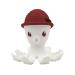 m mbella 8121 Teething Ring Silicone Octopus Fireplace Red