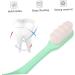 Minkissy Wangan Hair Toothbrush - Extra Soft Bristles Micro-Hand Design Sensitive Oral Care for Kids - 8 Pack in 2 Colors - Buy Online on GoSupps.com