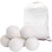 DoHTeck Laundry Drying Ball 6 Pcs Upgraded 100% Wool Reduce Clothes Wrinkles Anti-Static Reusable and Eco-Friendly Save Time and Energy 7 CM