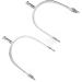 2PCS Horse Spurs West Cowboy Horse Boot Spurs Round Head English Spur Harmless to The Horse for Horsemanship Lovers - Buy Online on GoSupps.com