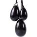 Natural Black Obsidian Yoni Jade Egg - Kegel Fitness Equipment for Muscle Toning & Tightening | Large Size - Buy Online on GoSupps.com