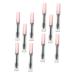 Didiseaon 10pcs Air Traffic Control Eyelash Wand Tube Gold Makeup Clear Filling Pink Travel Bottled The Pet