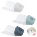 Faucet extension set 3 pieces of tap extender tap extension for children tap attachment children toddler helps toddler hand washing bathroom kitchen (blue/white/dark blue)