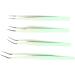 DIY Eyelash Applicator Tool Set | Stainless Steel Tweezers & Scissors for Eyelash Extensions | Green Lash Cluster Tweezers & Eyebrow Curler - Buy Online on GoSupps.com