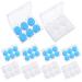 24 pairs of silicone earplugs hearing protection for sleeping soft silicone earplugs of noise protection ear protection plugs waterproof silicone earplugs for swimming for children adults