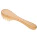Exfoliating Face & Body Brush Tool with Wooden Handle - Perfect for Cleansing Skin & Back Scrubbing | International Shipping Available - Buy Online on GoSupps.com