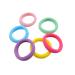 200 Pack Candy Color Girls' Elastic Hair Ties - Seamless Ponytail Holders - Buy Online on GoSupps.com