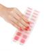 Gel Nail Polish Strips Stickers 20 Full Wraps Semi-Cured Nail Art Sticker Waterproof Self-Adhesive Gel Stickers Decals with Nail File for Cute Women Girls (Orange Pineapple) (Bss)