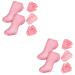 minkissy Moisturizing Cover 4 Sets Spa Moisturizing Socks Hand Feet Skin Care Supplies Hand Moisturizer Gloves Feet Moisturizer Socks Moisturizing Socks Skin Care Products Cotton Skin