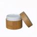 100ML Environmental Bamboo Body Empty Refillable Cosmetic Cream Jar Storage Bottle Container Bottle for Travel and Home