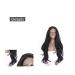 Greenmir Black Lace Front Wig | 24 Wavy Heat-Resistant Synthetic Hair | 13x4 Side Partition - Buy Online on GoSupps.com
