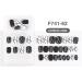 dijiusidy False Nail Perfect Matching Simple to Wear Fingernail Full Coverage Press Type Strong Viscosity Adjustable Paster Type 14 F741 Type 14 F741 - Buy Online on GoSupps.com