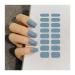 Nail film self -adhesive - UV hardening for perfect manicure |UV gel nail film |Geln gel to stick on |UV nail foils UV hardening nail film UV hardening nail ticker (dark blue)