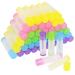 Kbnian 50 pieces lipstick sleeves 5.5ml of empty lip balm container colored sleeves for lip balm homemade balm DIY cosmetics