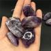 Natural Crystal Rough Natural Crystal Rough 5pcs Natural Amethyst Stones Quartz Crystal Minerals Tumbled Stone for - Buy Online on GoSupps.com