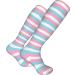 Trans Pride Stripes Compression Socks for Men & Women | 15-20 mmHg Support for Running & Cycling - Shop Now! - Buy Online on GoSupps.com