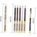 MUSISALY 2pcs Long Lasting Eyebrow Pencils Matte Eyeliner Pencil with Sharpener Eye Brow Pencils Kit Wooden - Buy Online on GoSupps.com