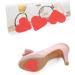 Didiseaon Non-Slip Shoe Grips for High Heels - 4 Pairs Adhesive Sole Pads Red Size 1 - Anti-Skid Shoe Clips for Enhanced Traction - Buy Online on GoSupps.com