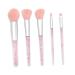 5 Set Powder Brush Face Painting Makeup Kit for Women - Diamond Blush & Eyebrow Brushes - Travel-Friendly Pink Suite - Perfect Facial Cosmetics Tool - Buy Online on GoSupps.com