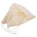 Outanaya Hair Dryer Storage Bag Hair Dryer Case Curling Iron Pouch Hairdryer Travel Velvet Bag Curls Pvc 32x28x0.6cm Beige