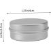 HAPINARY Box Lip Gloss Containers Cosmetic Mini Candle Round Metal Tins Small Cookie Tins Foldable Lap Desk Screw Lid Containers Jars Candle Making Tins Jars with Lid Tin Can Filling Travel - Buy Online on GoSupps.com