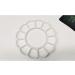 8 Inch Porcelain Watercolor Palette - 13-Well Mixing Tray for Gouache, Acrylic, and Oil Painting - Buy Online on GoSupps.com