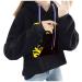 Bigfanshu Womans Tops Winter Fashion Blouse Hoodies Character Print Sweatshirt Black