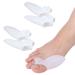 Lamkrtlp 2 Pairs Gel Bunion Protector Big Toe Straightener Bunion Guard for Big Toe Relieve Foot Pain from Friction Rubbing and Pressure Toes Unisex