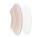 Inserts Heel Liner GEL Thick Anti-wear Foot Non-slip Cushion Liner Women Breathable Walk for Heel Spurs and Heal Dry Cracked Heels(Apricot X-Large)