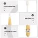 Frcolor Panda Toothbrush for Children - Silicone Manual Toothbrush with Contoured Bristles - Travel-Friendly Kids Oral Care - 1 Pack Yellow - Buy Online on GoSupps.com