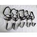 AsentechUK Adjustable Nylon Dog Muzzle Stop Pulling Training Strap Harness Leader Leash Headcollar Stop Chewing Harness (L Black) - Buy Online on GoSupps.com