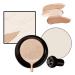 Drkicsy Mushroom Head Air Cushion CC Cream Cushion Foundation Concealer for Older Women Full Coverage BB Cream Foundation Skin Tone Corrector Makeup (Natural)