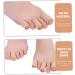 Healifty 4 Pcs Toe Cover Elastic Wrap Bandages - Beige Nylon Toe Protectors for Comfort and Protection - Buy Online on GoSupps.com