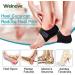 Welnove Heel Protectors - 2 PCS Heel Pads & Support for Plantar Fasciitis Heel Spurs & Tendinitis Relief - Buy Online on GoSupps.com