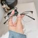 Parwana anti-eyes fatigue glasses anti-blue light computer reader designer flat light mirror glasses for women/men (color: black size: +0.00) +0.00 black