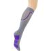 Compressana Sport Inverno - Premium Compression Stockings with Merino Wool & Silk | 18 mmHg Compression | Size IV Silver Gray (43-45) | Warmth & Comfort for Active Lifestyles - Buy Online on GoSupps.com