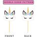 Unicorn Cupcake Toppers Cake Decoration for Unicorn Themed Kid's Birthday Party Decoration Food Picks - Set of 24 - Buy Online on GoSupps.com
