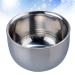 Premium Stainless Steel Razor Shell Shaving Soap Bowl - Men's Shaving Accessories & Soap Cup Container - Buy Online on GoSupps.com