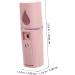 Baluue 2pcs Face Portable Mister Abs Face Steamer for Facial Portable Face Steamer 10.00X3.00X3.00CMx2pcs - Buy Online on GoSupps.com