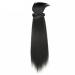Clke 24-Inch Yaki Ponytail Extension - Long Synthetic Clip-In Ponytail for Afro Kinky Straight Hair - Buy Online on GoSupps.com