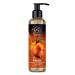 Sensual massage oil peach - 200 ml - body oil with almond oil grape seed oil and macadamia oil - edible - consumable - of course - Kissable massage oil - massage oil for couples - love oil