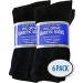 Doc Ortho Loose Fit Diabetic Socks - 6 Pairs - 1/4 Crew - Black - X-Large - Buy Online on GoSupps.com