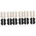 FOMIYES Sneaker Protector 12 Pairs Heels Stickers Insoles for Sneakers Grips Pads Thickened Grips Cushion Wear-Resistant Grip Elastic Sponge Anti Drop Pad Cushion Inserts