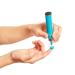 Genteel Plus | Painless Lancing Device | Vacuum Technology | Blood Glucose and Ketone Testing | Pain-Free Blood Draw | Blood Sugar Monitoring Kit for Diabetes Butterfly Blue