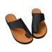 BestWalk Bunion Sandals Orthopedic Premium Toe Corrector Sandals 39 Black